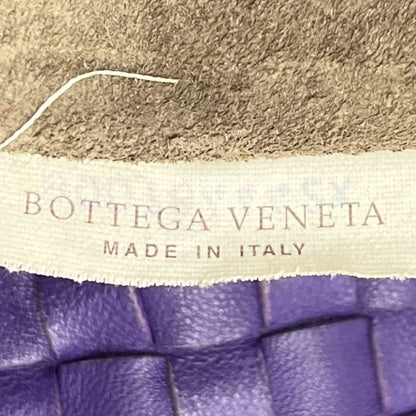 Bottega Veneta Veneta Hobo Medium Purple Intrecciato Leather Bag