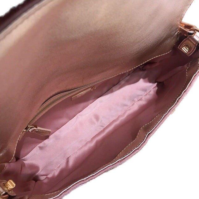 Fendi Baguette Pink Glitter sequins Never Worn