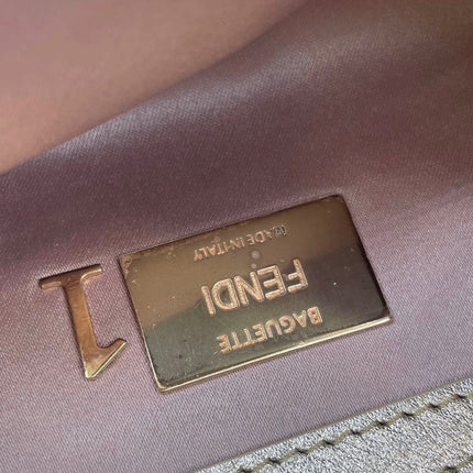Fendi Baguette Pink Glitter sequins Never Worn