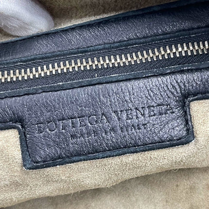 Sold Bottega Veneta Intrecciato Hobo Bag Large Black Lambskin leather