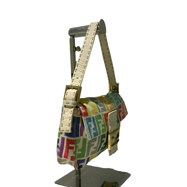 Sold Fendi Baguette Vintage Multicolor FF Zucca Canvas