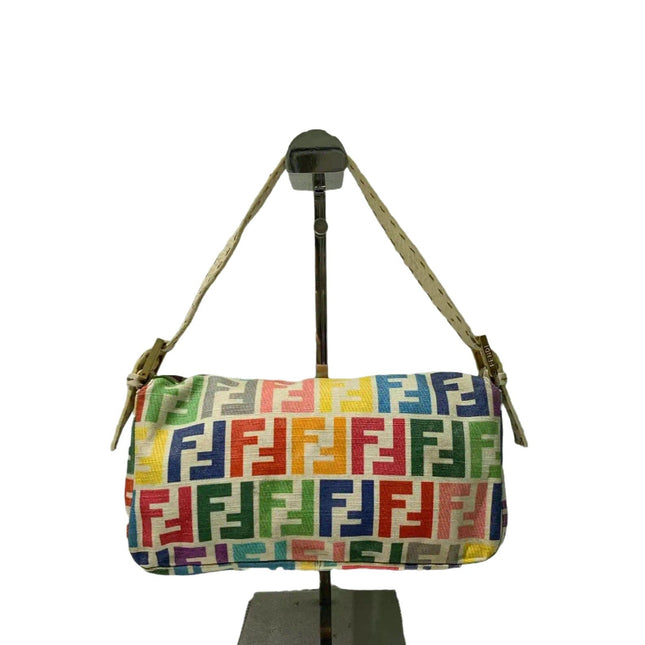 Sold Fendi Baguette Vintage Multicolor FF Zucca Canvas