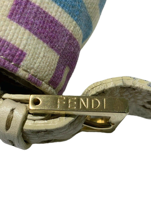Sold Fendi Baguette Vintage Multicolor FF Zucca Canvas