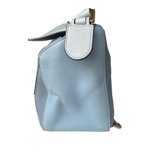 Loewe Puzzle Small Multi tone Blue Leather Crossbody Bag