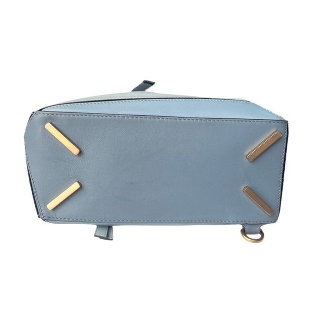 Loewe Puzzle Small Multi tone Blue Leather Crossbody Bag