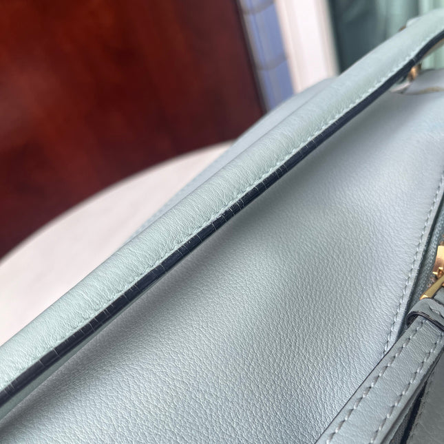 Loewe Puzzle Small Multi tone Blue Leather Crossbody Bag