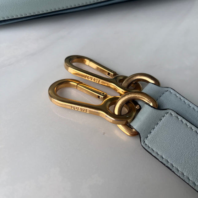 Loewe Puzzle Small Multi tone Blue Leather Crossbody Bag