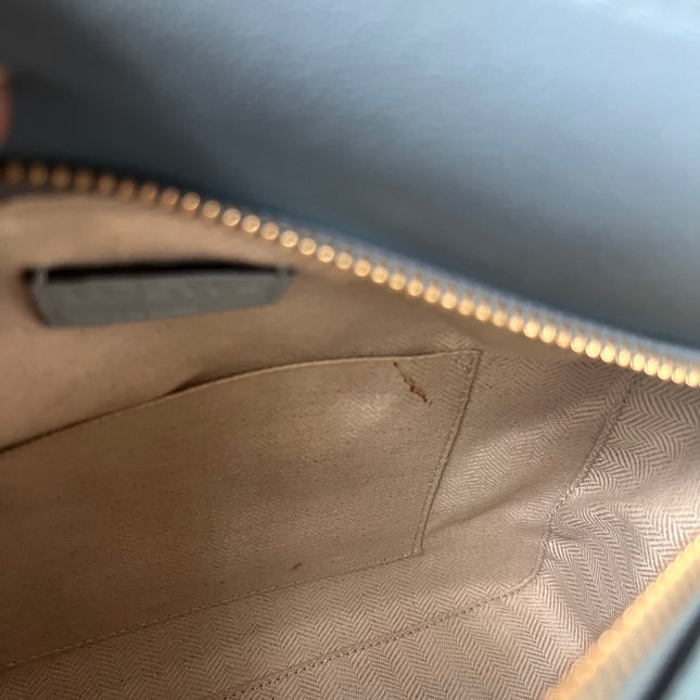 Loewe Puzzle Small Multi tone Blue Leather Crossbody Bag