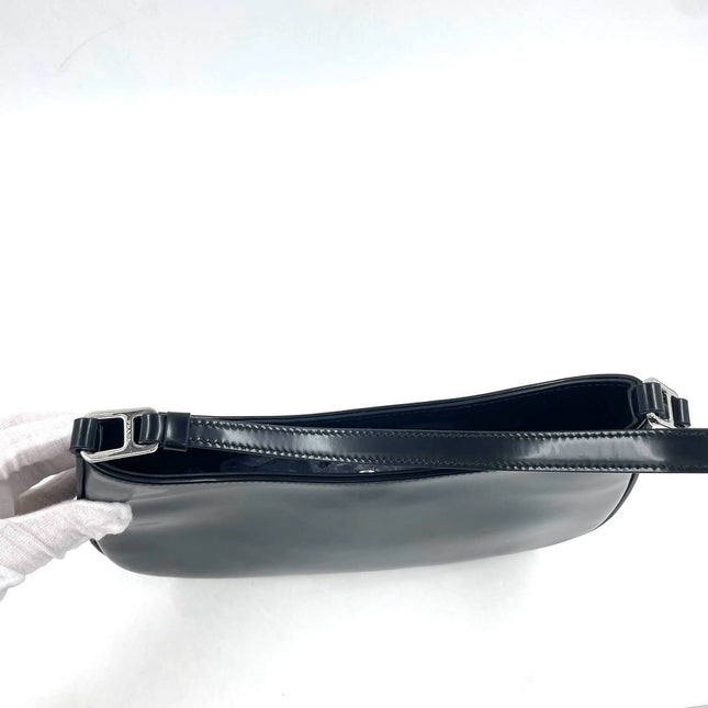 Sold Prada Cleo Black leather shoulder bag