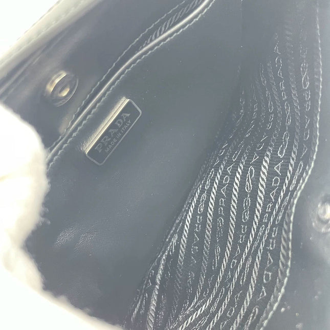 Sold Prada Cleo Black leather shoulder bag
