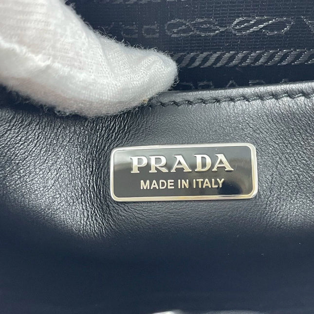 Sold Prada Cleo Black leather shoulder bag