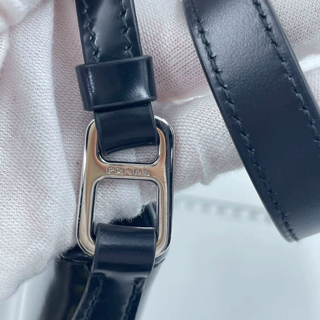 Sold Prada Cleo Black leather shoulder bag