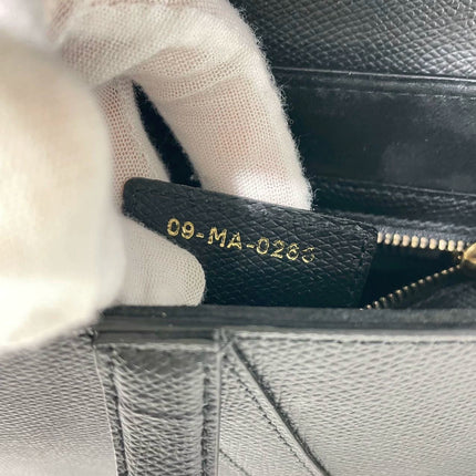 Sold Dior Saddle Black Medium Grained Leather Handbag with Gold Hardware