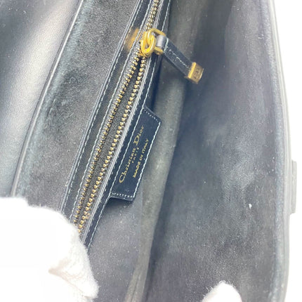 Sold Dior Saddle Medium leather Black Smooth Leather