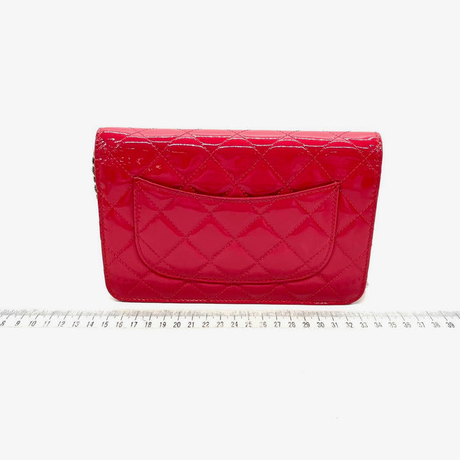 Sold Chanel Classic WOC Wallet on Chain Fuchsia Patent Leather
