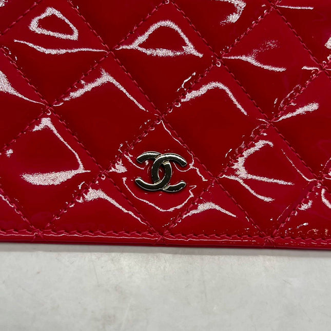Sold Chanel Classic WOC Wallet on Chain Fuchsia Patent Leather