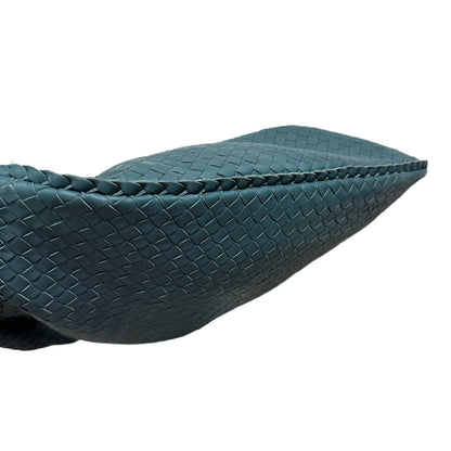 Sold Bottega Veneta Hobo Bag Medium Lambskin leather Teal 45cm