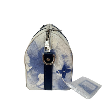 Louis Vuitton Keepall XS Blue Watercolor Leather and PU Crossbody Bag