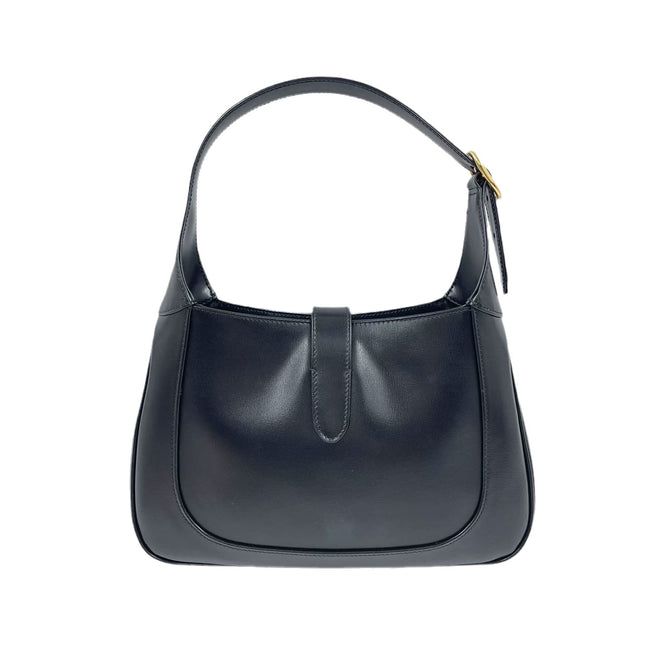 Sold Gucci Jackie 1961 Black Leather Bag with Adjustable Strap