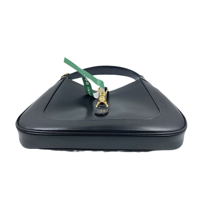 Sold Gucci Jackie 1961 Black Leather Bag with Adjustable Strap