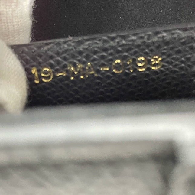 Sold Dior Saddle Black Medium Grained Leather Handbag with Gold Hardware