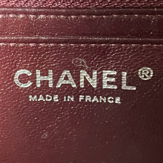 Sold Chanel Classic Flap Jumbo Large Black Lambskin Leather with Silver hardware