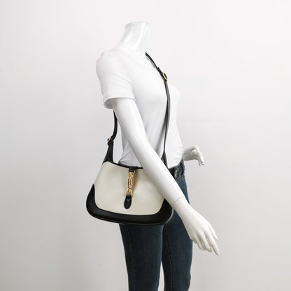 Sold Gucci Jackie 1961 Black & White Leather Bag Small