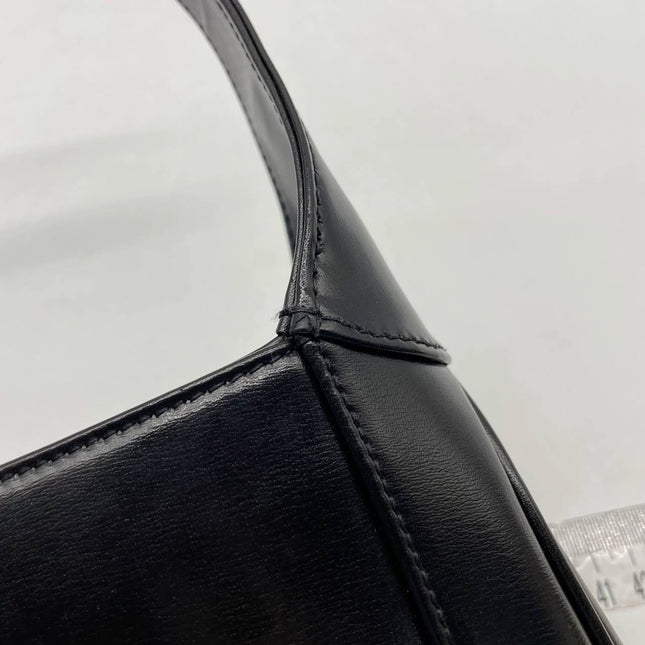 Sold Gucci Jackie 1961 Black Leather Bag with Adjustable Strap