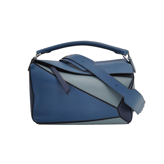 loewe-puzzle-medium-tricolor-Navy-calfskin-leather-bag-1008