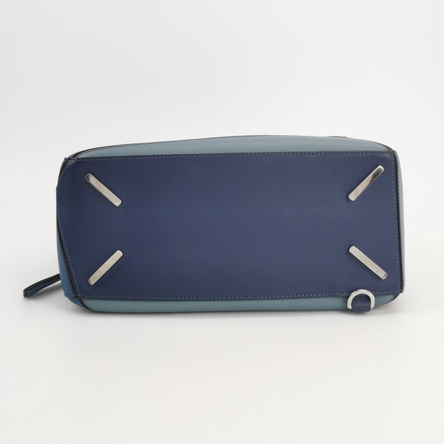 Loewe Puzzle Medium Tricolor Navy Leather bag