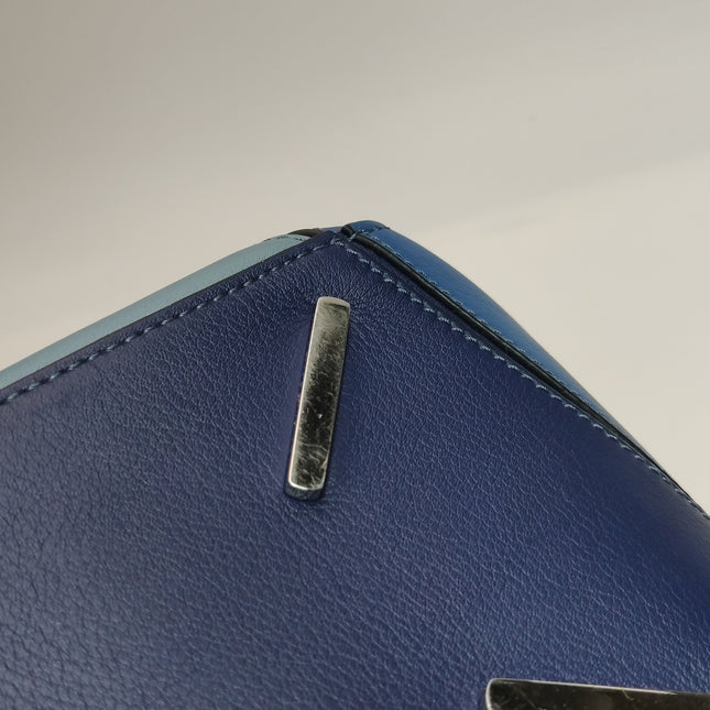 Loewe Puzzle Medium Tricolor Navy Leather bag