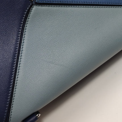 Loewe Puzzle Medium Tricolor Navy Leather bag