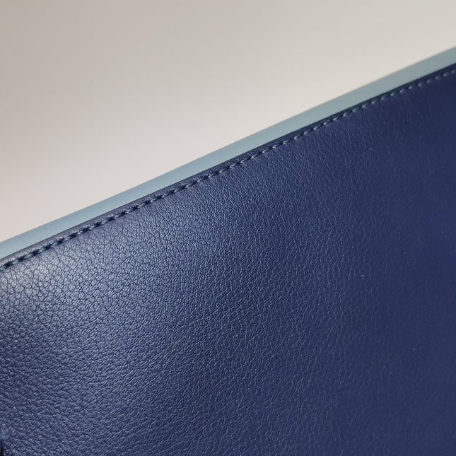 Loewe Puzzle Medium Tricolor Navy Leather bag