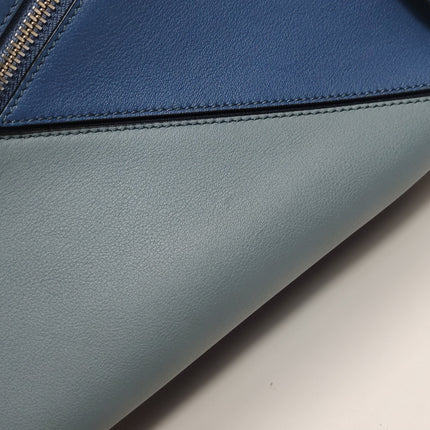 Loewe Puzzle Medium Tricolor Navy Leather bag