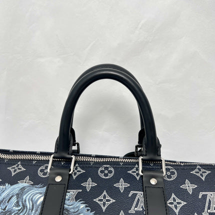Sold Louis Vuitton x Chapman Brothers Keepall 45 Bandouliere Lion