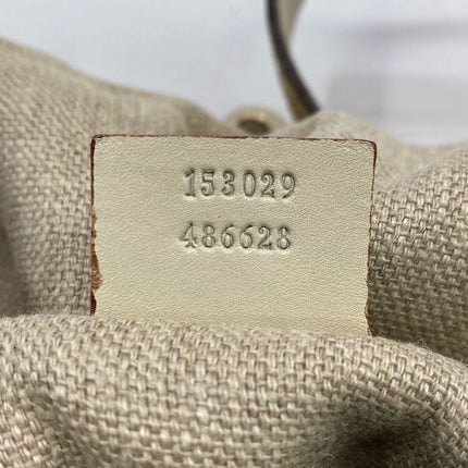 Gucci Jackie Vintage Beige Snake-skin Leather Gold Hardware