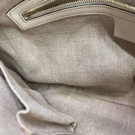 Gucci Jackie Vintage Beige Snake-skin Leather Gold Hardware