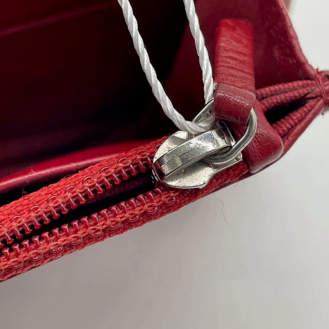 Sold Chanel Wallet on Chain Classic Flap Red Caviar Leather