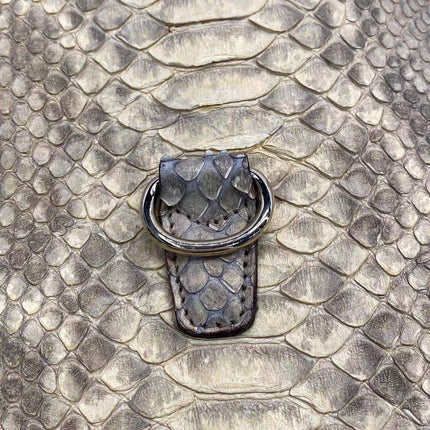 Gucci Jackie Vintage Beige Snake-skin Leather Gold Hardware