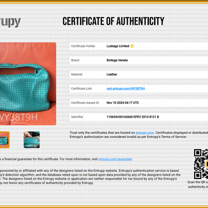 Bottega Veneta Veneta Hobo Teal Green 45cm Lambskin Leather