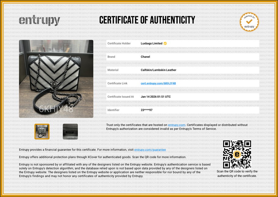 Chanel Lambskin Chevron Quilted Small Couture Flap Black Silver, 2016-2017