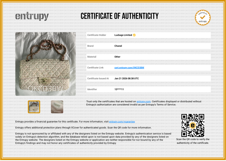 Chanel Flap Bag Medium Pink Tweed 2009-2010