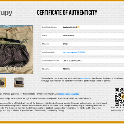 Louis Vuitton Brown Monogram Satin Aumoniere Evening Clutch Bag