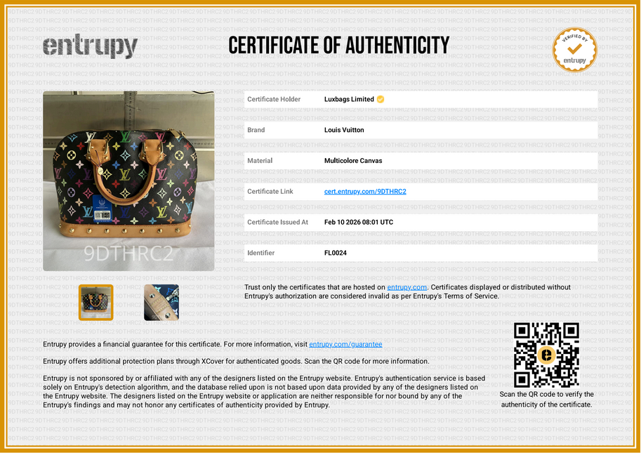 Louis Vuitton x Takashi Murakami Alma Small Black Multicolor