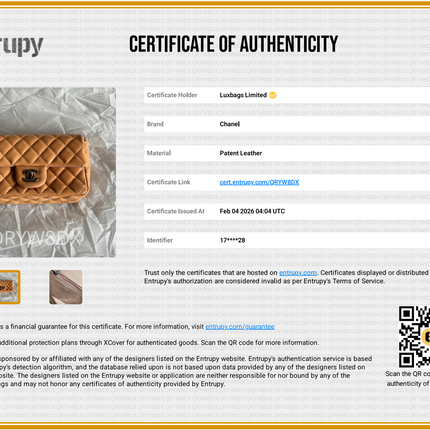 Chanel Classic Flap Rectangular Mini Coral Orange Patent Leather Silver HW