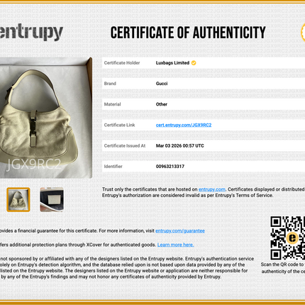 Gucci Jackie Vintage Soft White Leather Bag Medium with Fur lining