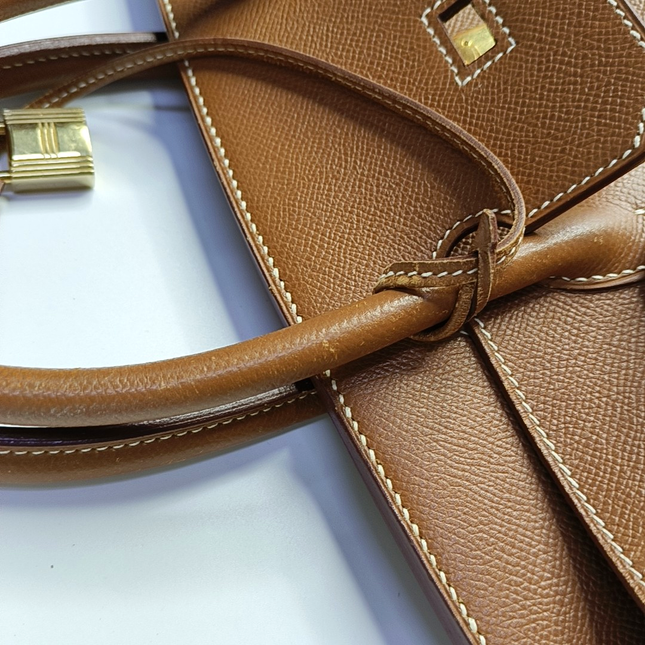 Hermes Birkin 35 Gold Epsom Leather Gold Hardware 1996