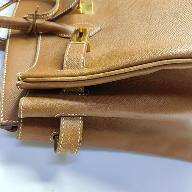Hermes Birkin 35 Gold Epsom Leather Gold Hardware 1996