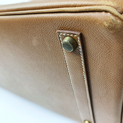 Hermes Birkin 35 Gold Epsom Leather Gold Hardware 1996