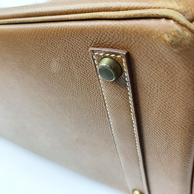 Hermes Birkin 35 Gold Epsom Leather Gold Hardware 1996